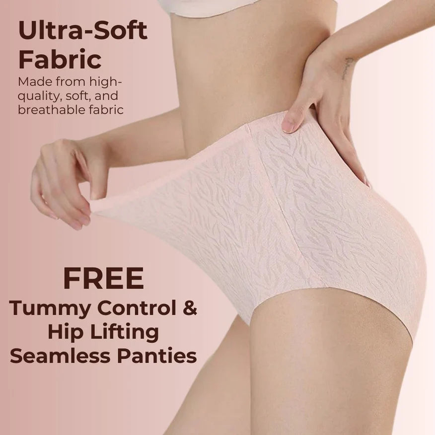 SHAPING INDIA™ Waist Reduction Everyday Shapewear- Made for Indian Women Body types- Pack Of 2 With FREE High Waist seamless Underwear